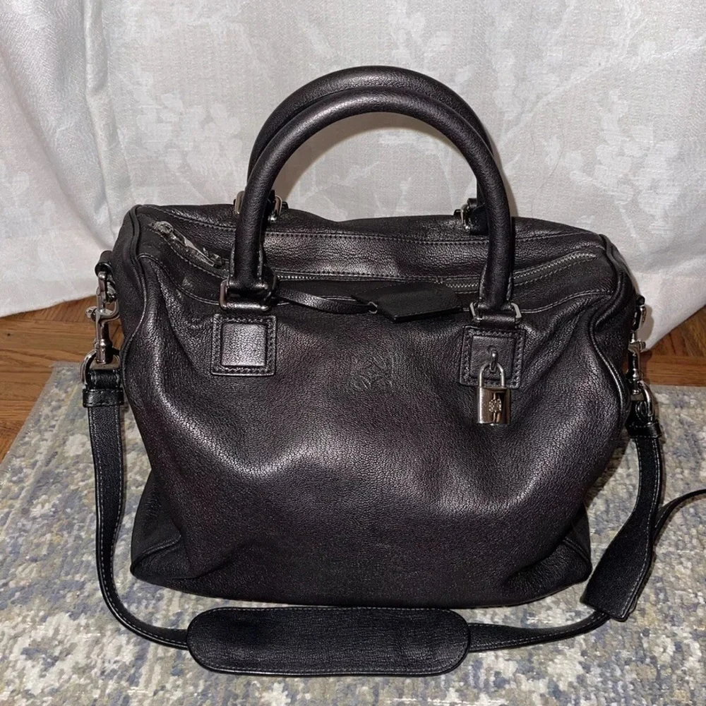 LOEWE Grain Leather Boston Bag - GREAT Condition! - Picture 12 of 13